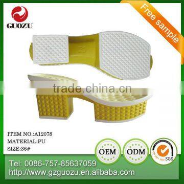 three colors pu sole lady sandal pu outsole