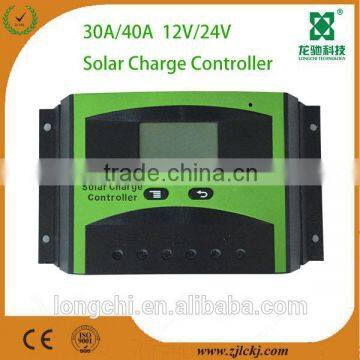 30A/40A 12V/24V PWM solar panel charge controller