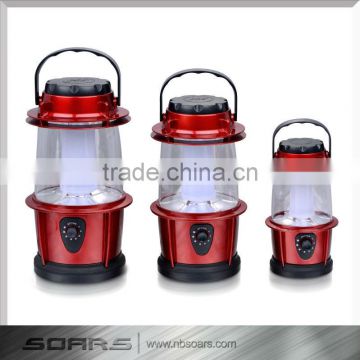 Red Plastic Camping LED Light Decorative Christmas