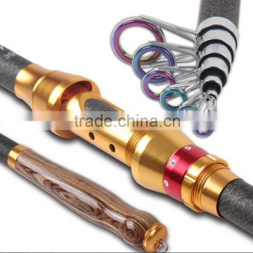 Wholesale free sample carbon telescopic fishing rod