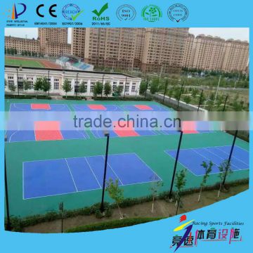 TKL250-13 DIY removable/mobile 10 years use life baseball PP interlocking floor tiles