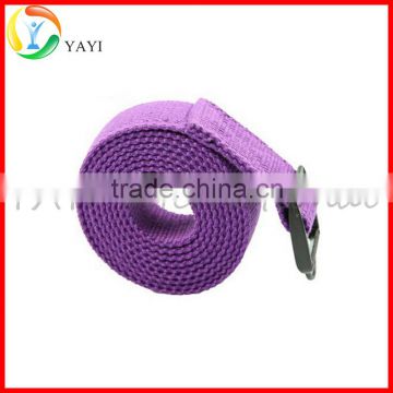 Fitness Exercise Durable No Slip Metal D-Ring Belt Yoga Strap