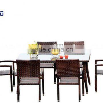 Granco KAL030 outdoor furniture rattan dining set