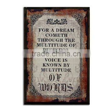 Customize vintage sign wooden letter plaque