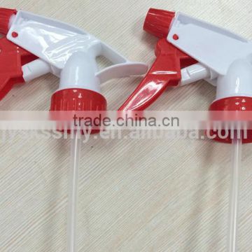 Red and white Plastic trigger sprayer A-1