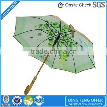 China wholesale straight umbrella nice printed custom beautiful umbrella