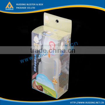 Eco-friendly PVC package silicone baby product blister plastic boxes