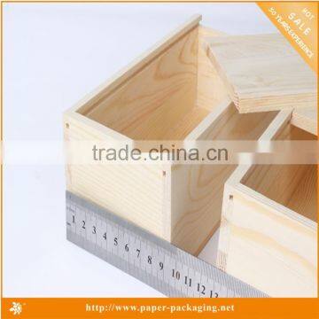 Strong Custom Wooden Tea Gift Packaging Box with Drawer