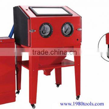 Vertical Sandblast Cabinet/sandblast Cleaning Machine HS Code is 84243000, 84249090, 8480710090, 84254910, 84254210, 8504409990)