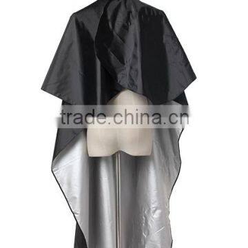 Black Waterproof Hair Cutting Gown Cape Hairdresser Cloth photo-2