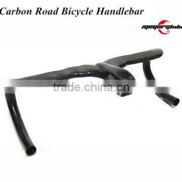 Factory Directly Supplier Carbon Road Handlebar 3K Glossy Finishing 420 mm * 90/100/110 Road Handlebar 700C Road Handle Bar