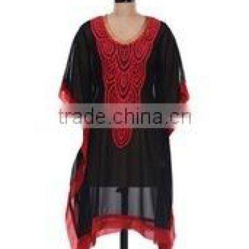 Indian Cotton Women Sexy Wear Kaftan Handmade Beach Wear Girls Short Caftan Fashionable Sexy Kurti Designer Women Top