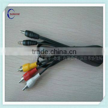 2.5mm to rca male cable