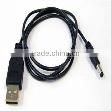 cusomized 5.5*2.1 dc power cable with usb a male