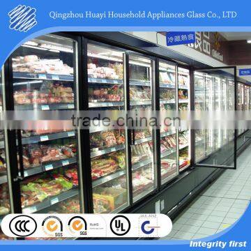 saving energy anti fog film 12mm toughened glass price