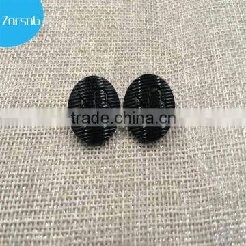 casual custom enamel color plating black snap fasteners metal buttons for cloth