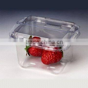 PET plastic transparent boxes for packing strawberry