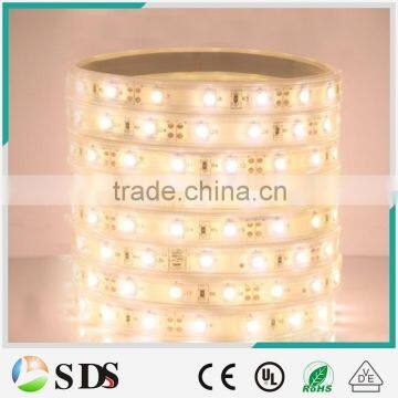 LED flexible strip light IP67 60LED/m Warm White SMD3528 bendable led strip light DC12V