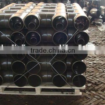 carbon steel butt weld diameter &seamless equal and reducing pipe tee