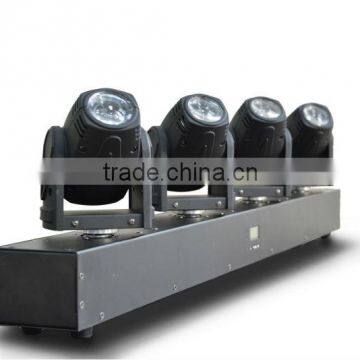 4*10w white mini led moving head beam effect light/wedding lighting