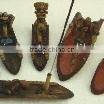 Canoe Shape Bamboo Stick Incense Holder