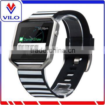 Soft Rubber Wrist Band Watch Strap For Fitbit Blaze, For Fitbit Blaze Silicone Wrist Strap