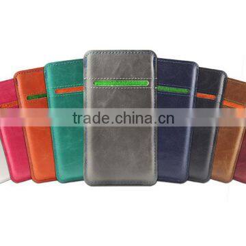 PU Mobile phone pouch with card slot