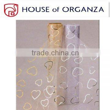 2014 New Design Bronzing Organza