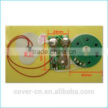 Motion sensor Sound module/sound recording module for greeting cards
