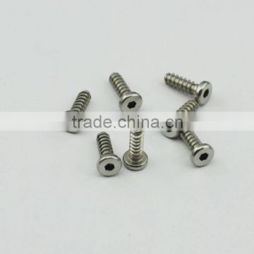 high quality mm2.6*8 CD thread plane head hex self tapping screws