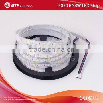 5m 5050 RGBW led strip 60leds/m RGB+Warm White led strip Tube-Waterproof IP67 White PCB DC12V SMD 5050 Mixed RGB color