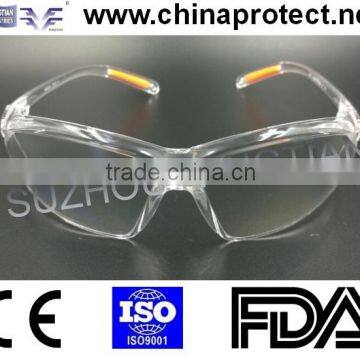 CE safety glasses fashionable anti-dust & splash / safety glasses manufacturer