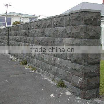 black basalt retaining wall blocks for sale