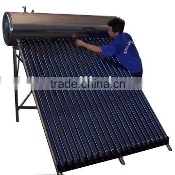 compact pressurized solar water heater