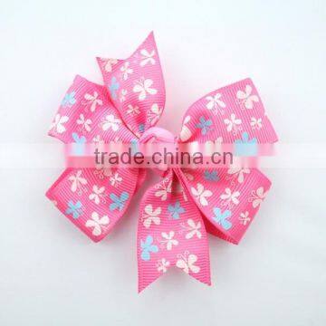 Sweet butterfly Printed Ribbon Bow