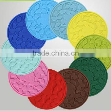 new design flower shape silicone coaster for cup