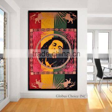 Bob Marley Indian Hippie Wall Hanging