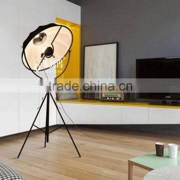 Hot Sell Sailing Searchlight Paper Lamp Shades for Modern Tripod Wooden Floor Lamp F4043