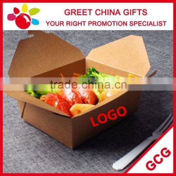 Kraft paper Packing box take out Container for resturant