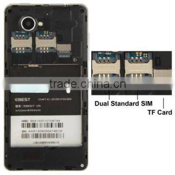 EBEST V5 4GB White, GPS + AGPS, Android 4.2.1, MTK6572 1.0GHz Dual Core, RAM: 512MB, 4.5 Inch IPS Capacitive Screen Smart Phone, photo-2