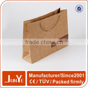 factory cheap price brown paper bag with handle wholesale