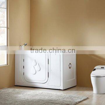 2015 hot selling whirlpool lower entry walk in bathtub for elderly people Q377