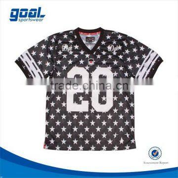 Dye sublimation school american football women's jersey