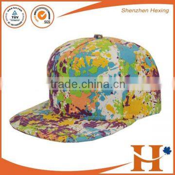 2016 high quality fashion full printing anime snapback 3d puff logo snapback hat