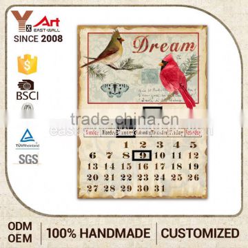 2016 Hot Sell Highest Level Calendar Decorative Fish Plaque Art And Craft For Waste Materials