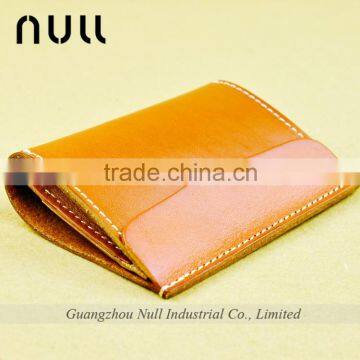 Hot Selling Wholesale Vegetable Tanning Top Layer Cowhide Leather Card Holder photo-2