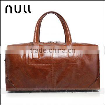 Wholesale High Quality Vintage Style Genuine Leather Custom Travel Duffel Bag