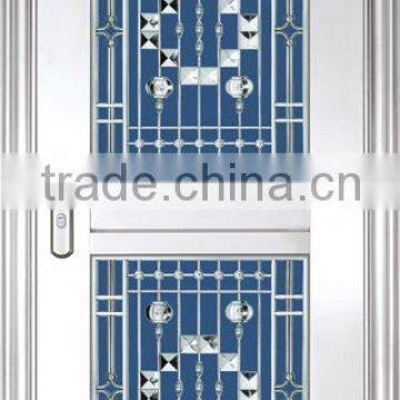 Stainless steel swing exterior door