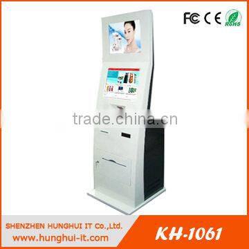 Information Cash Payment Kiosk Self -Service Payment Kiosk with passport scanner