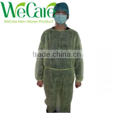 High quality non sterile PP isolation gown